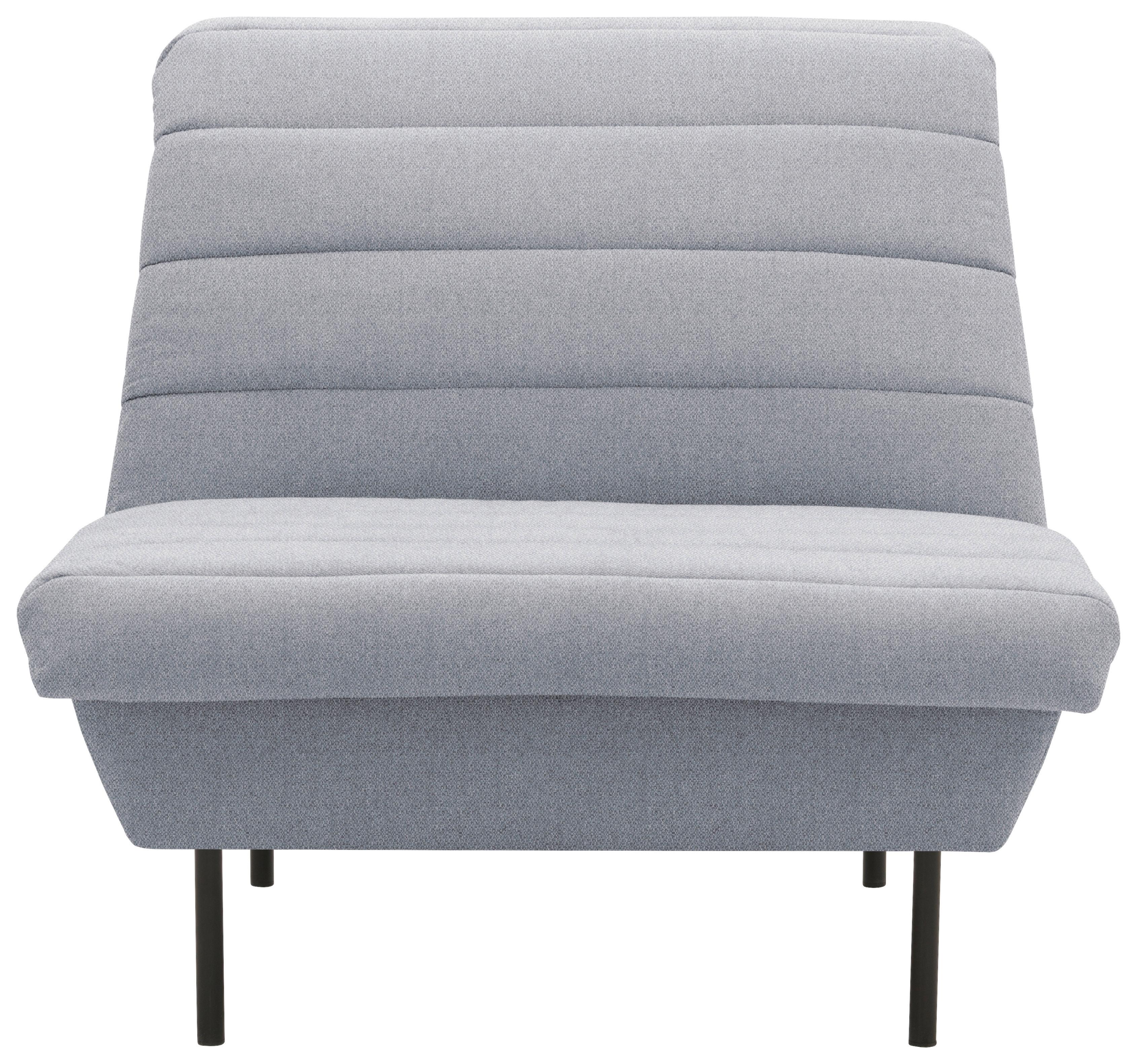 Sessel Looks Ix - Schwarz/Grau, Design, Textil (92/92/103cm) - LOOKS by W.Joop