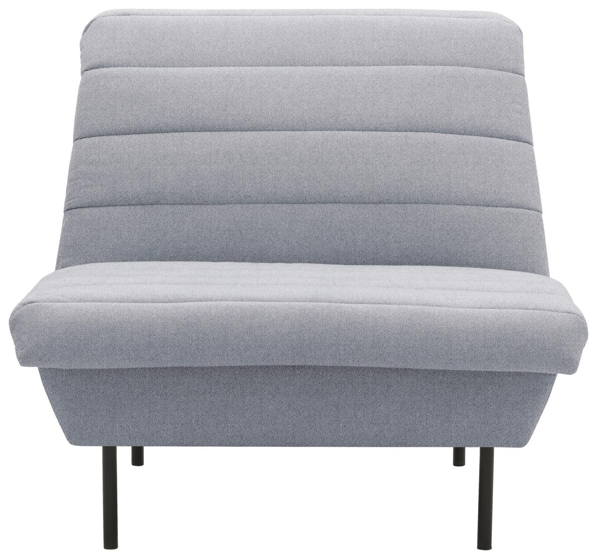 Sessel Looks Ix - Schwarz/Grau, Design, Textil (92/92/103cm) - LOOKS by W.Joop