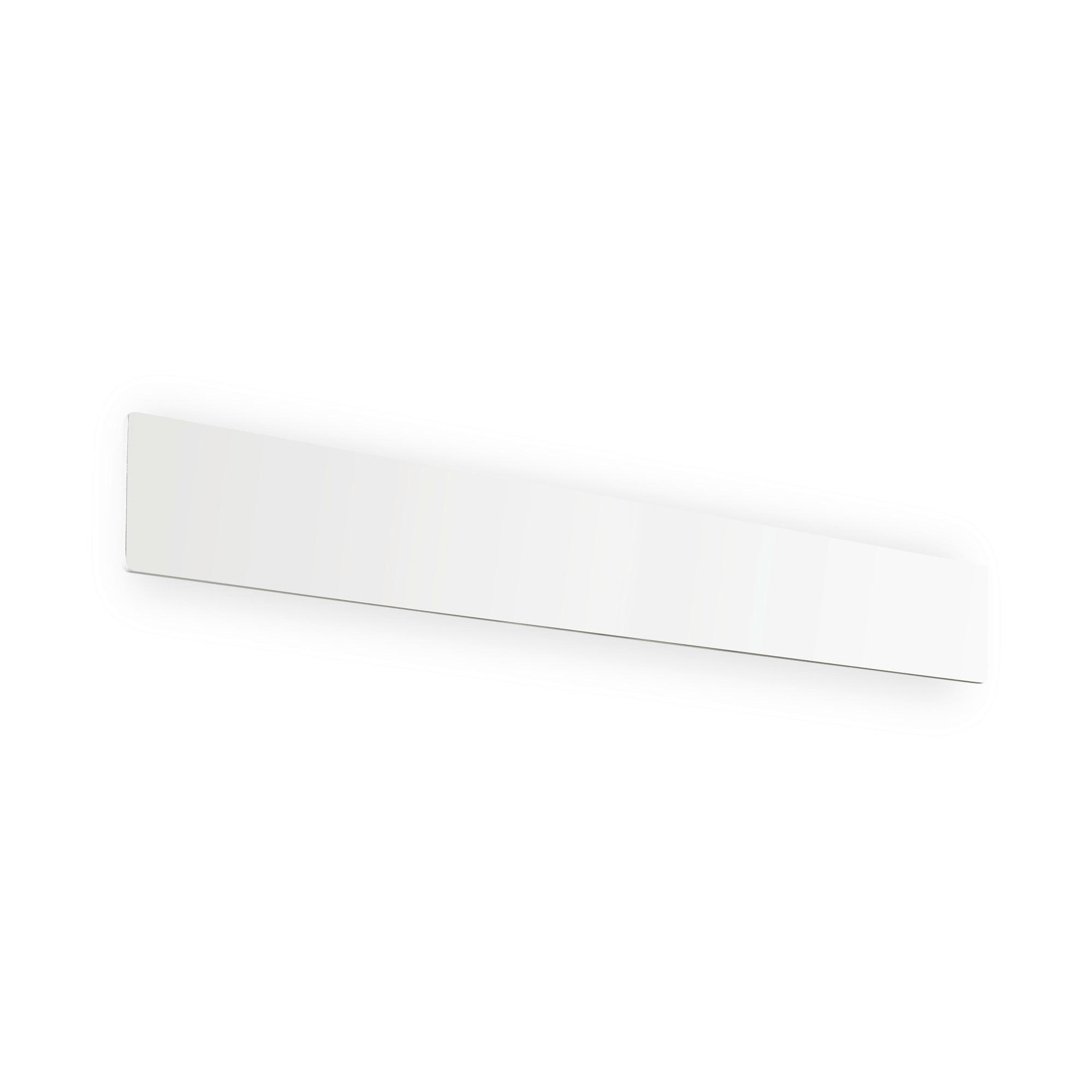Led-wandleuchte Bianco Weiß L: 75 Cm - Weiß, Basics, Metall (75/8/5cm) - Ideal Lux
