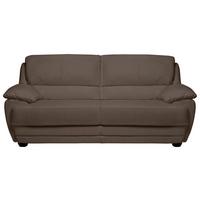2-Sitzer-Sofa Nebolo Braun Lederlook - Braun, Design, Textil (209/97/100cm) - Livetastic