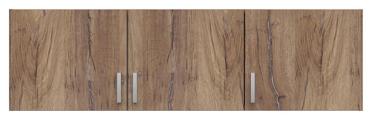 Aufsatzschrank 136 Cm Brando Flagstaff Eiche Dekor - Eichefarben, KONVENTIONELL, Holzwerkstoff (136/39/54cm)