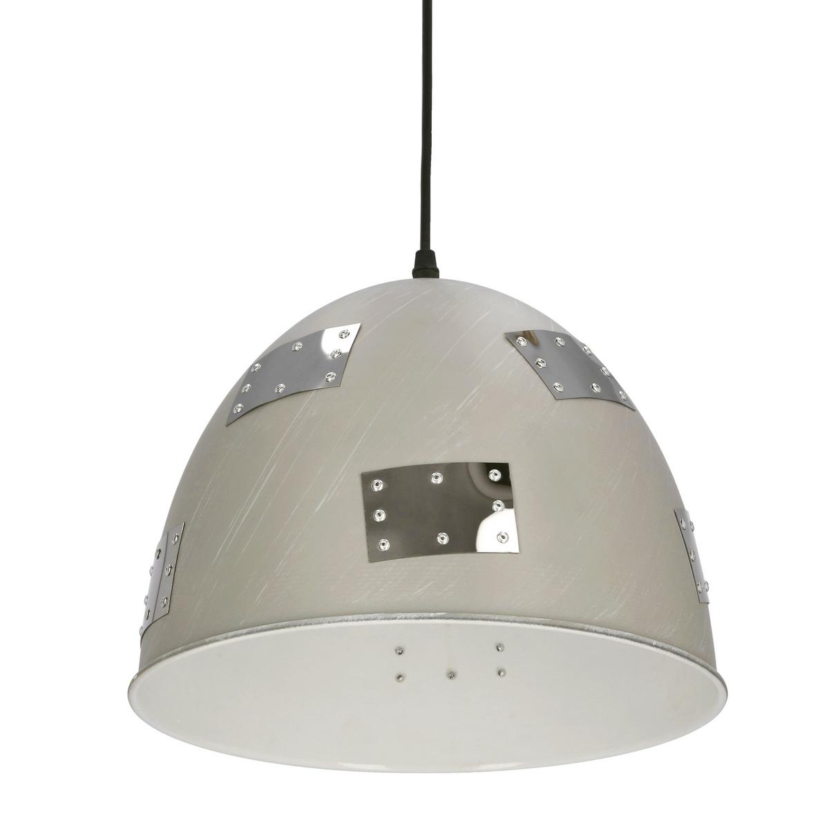 Pendelleuchte 31-43160 Patch - Chromfarben/Grau, Design, Metall (30/30/135cm)