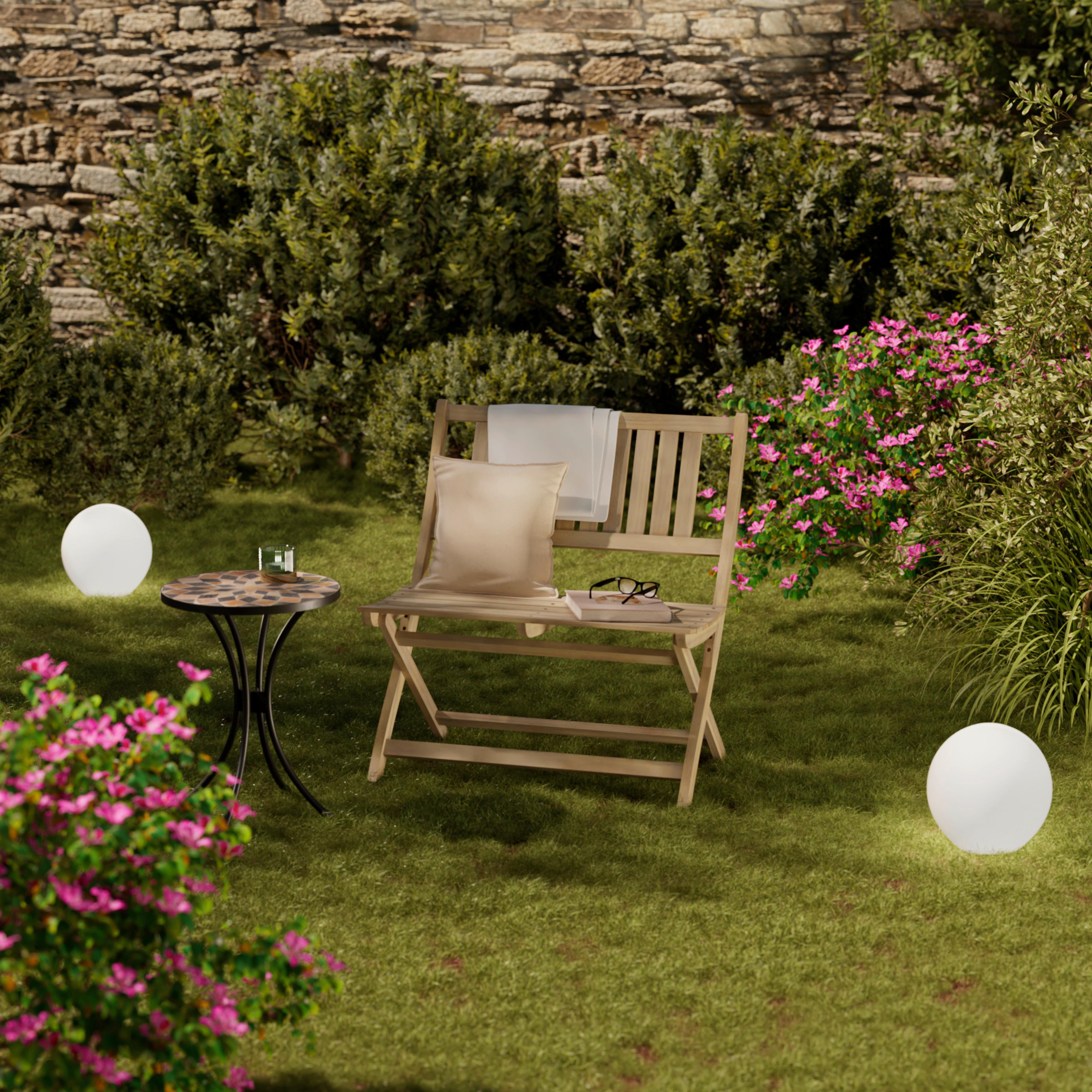 Gartenbank Minsk - Akaziefarben, MODERN, Holz (80/86/54cm) - Beldano