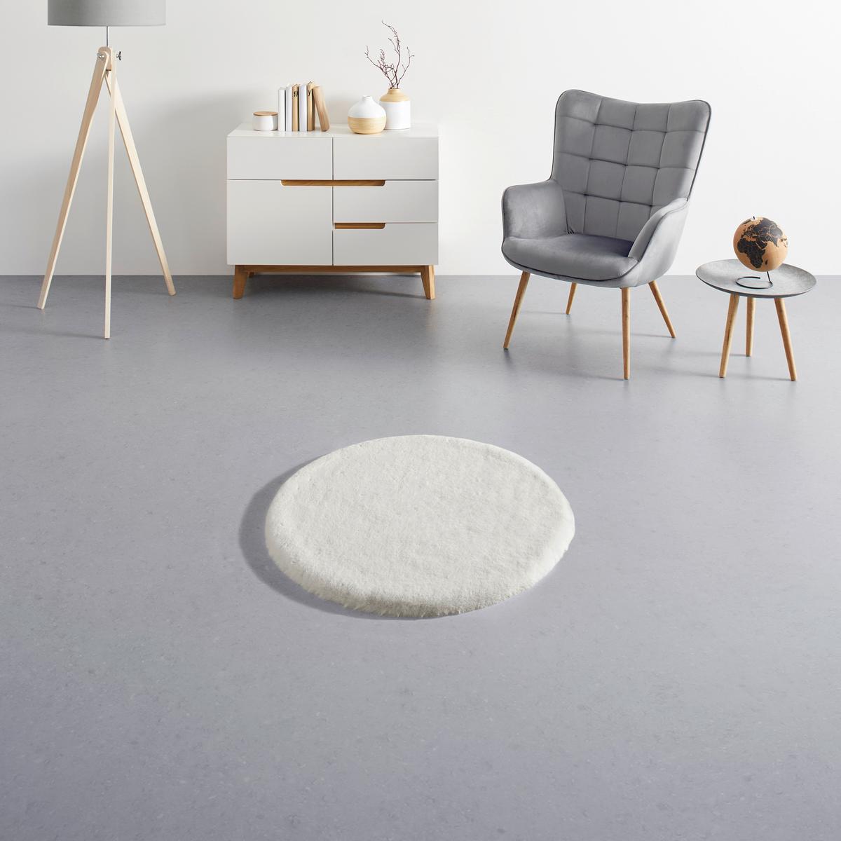 UMĚLÁ KOŽEŠINA Nico 3, P: 80cm, krémová - krémová, Konvenční, kožešina (80cm) - Mömax
