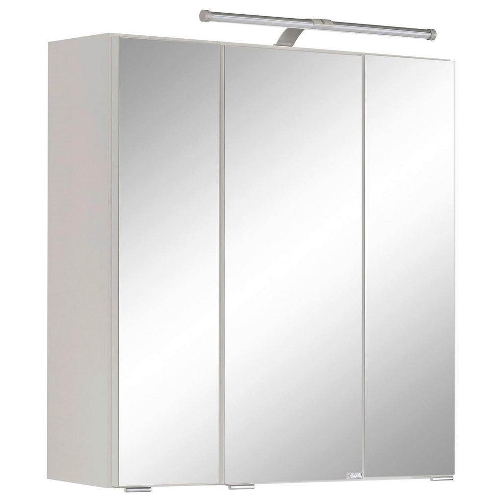 Spiegelschrank Paris Weiß B: 60 cm