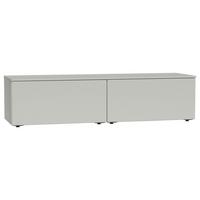 TV-Element Las Vegas Seidengrau B: 160 cm - Grau, MODERN, Holzwerkstoff (160/36/48cm) - Vertico