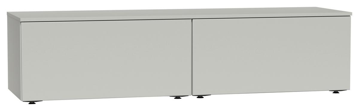 TV-Element Las Vegas Seidengrau B: 160 cm - Grau, MODERN, Holzwerkstoff (160/36/48cm) - Vertico
