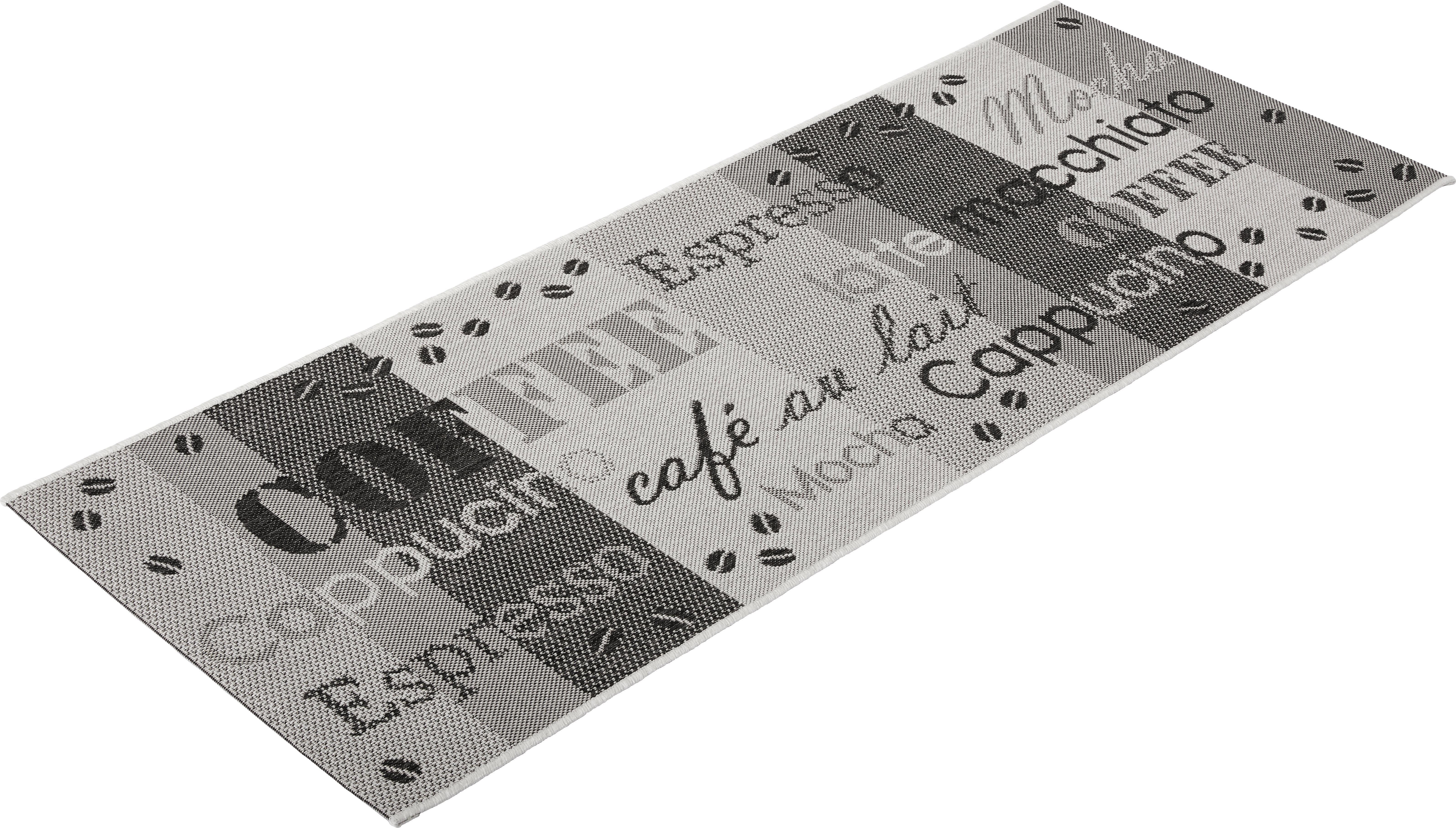 Futó Coffe - Antracit/Ezüst, Basics, Textil (80/200cm)