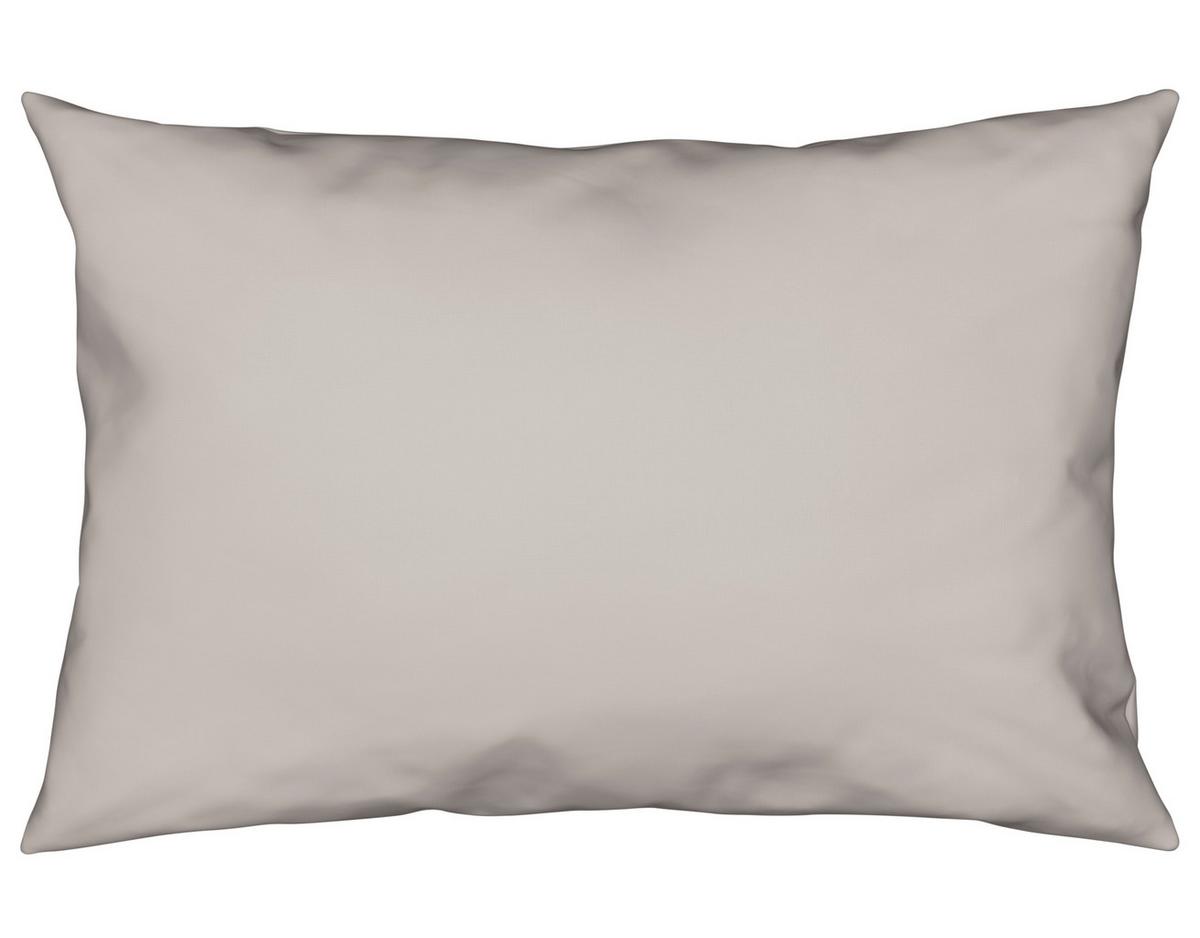 Kissenhülle Vicky 40x60 cm Jersey Taupe + Reißverschluss - Taupe, KONVENTIONELL, Textil (40/60cm) - Ele