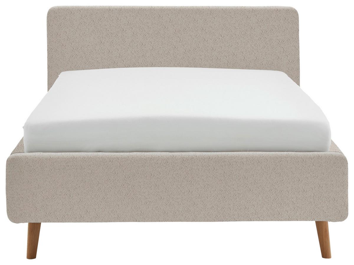 Polsterbett Mattis Abriamo Beige 140x200cm - Eichefarben/Beige, Design, Holz/Textil (140/200cm) - MID.YOU
