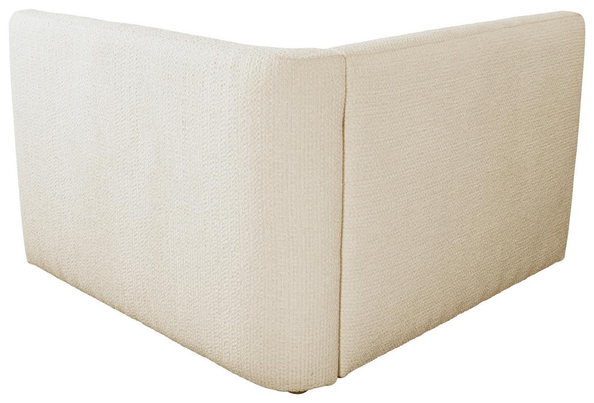Sofa Zuri Creme/rot, B: 110cm - Rot/Creme, Trend, Textil (110/75/115cm) - Livetastic