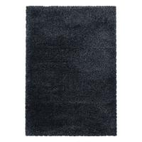 Hochflor Teppich Anthrazit Naturfaser Fluffy 280x370 cm - Anthrazit, Basics, Textil (280/370cm)