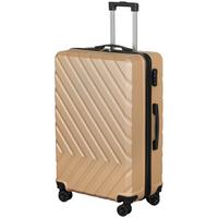 Reisekofferset Letizia - Roségold, KONVENTIONELL, Kunststoff/Textil - Ondega