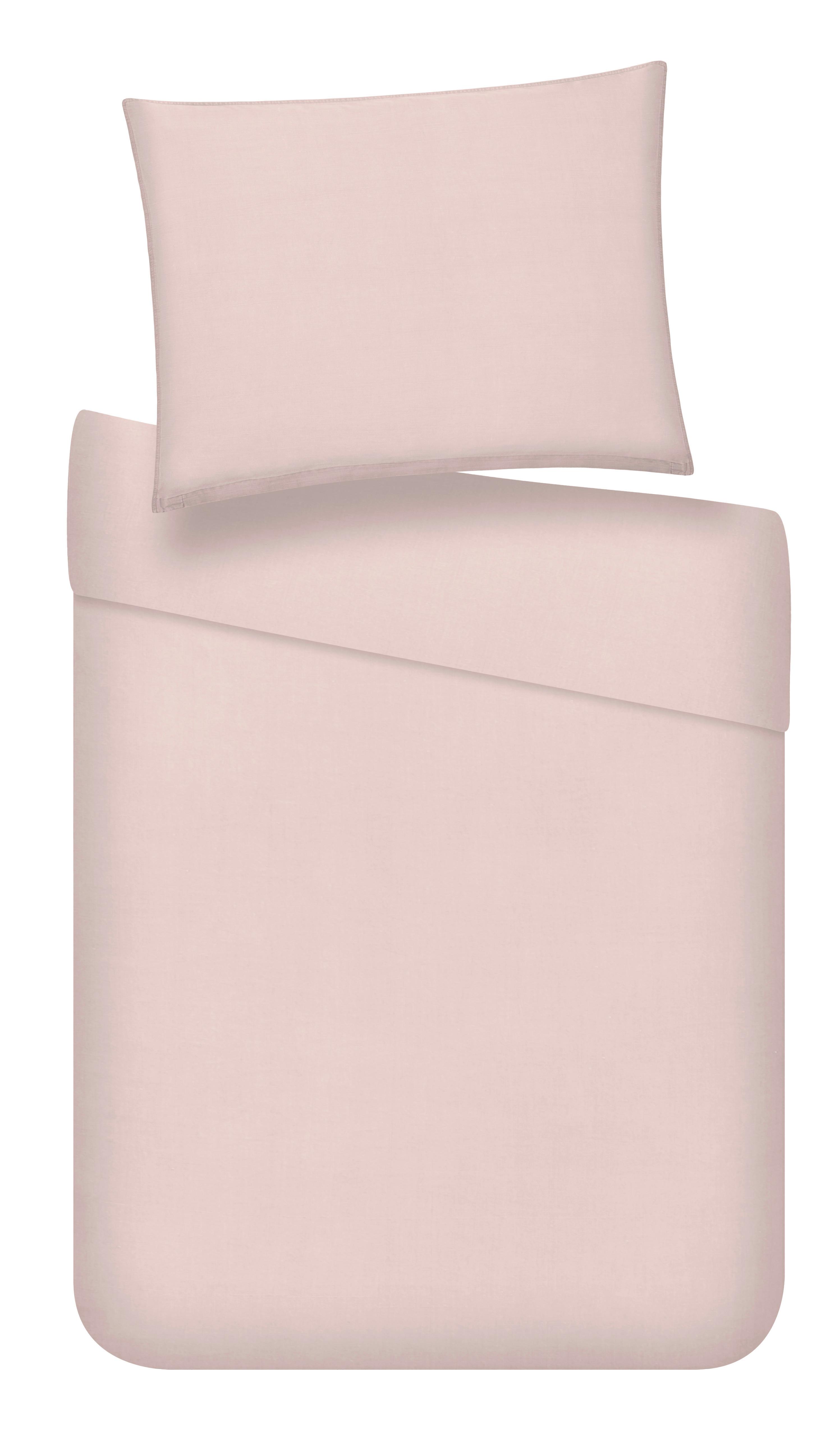 Povlečení Stone Washed, 140/200cm - růžová, Romantický / Rustikální, textil (140/200cm) - Modern Living