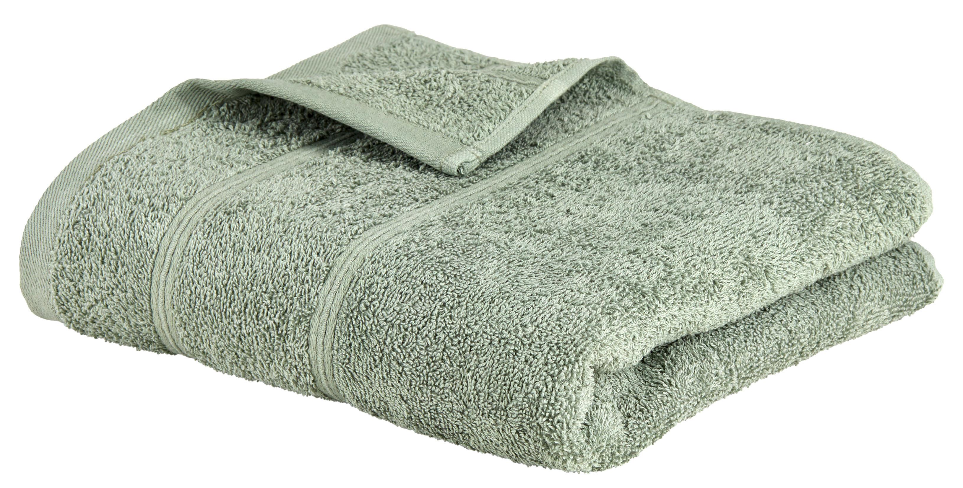 RUČNÍK Melanie, 50/100cm, zelená - zelená, textil (50/100cm) - Modern Living