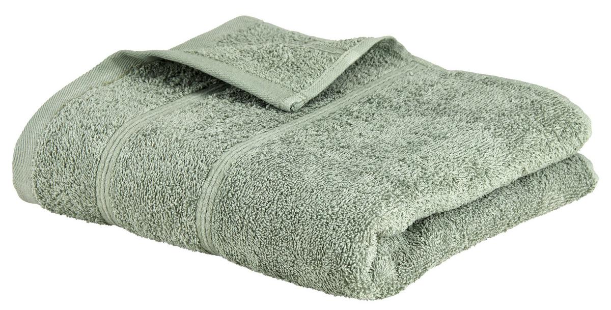 RUČNÍK Melanie, 50/100cm, zelená - zelená, textil (50/100cm) - Modern Living