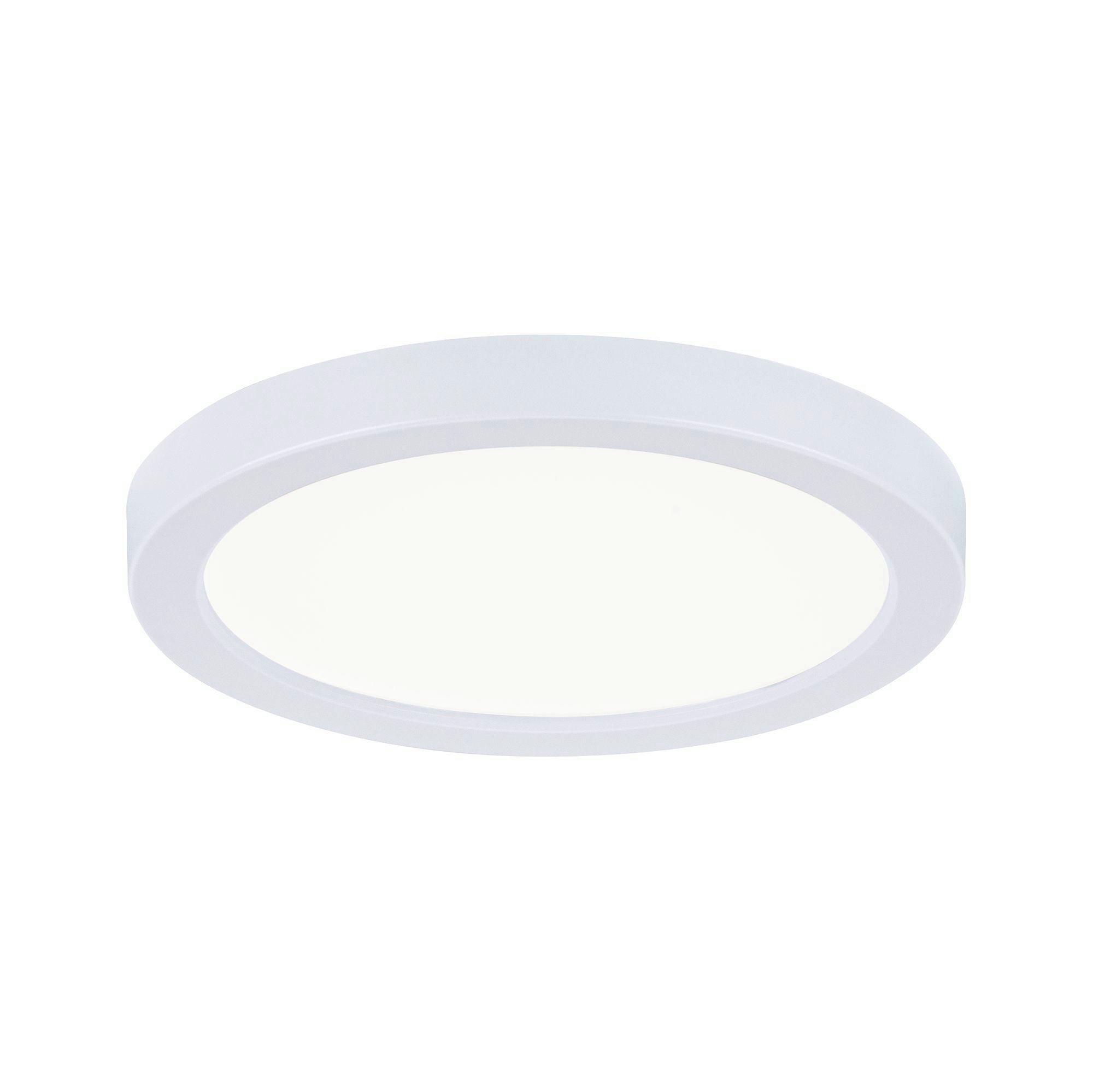 LED-Paneel Ø 11,8 cm Rund - Weiß, Design, Kunststoff (11,8cm) - Paulmann