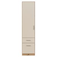 Kleiderschrank Celle Matt Champagner B: 47 cm - Champagner/Eiche Artisan, Trend, Holzwerkstoff (47/197/54cm)