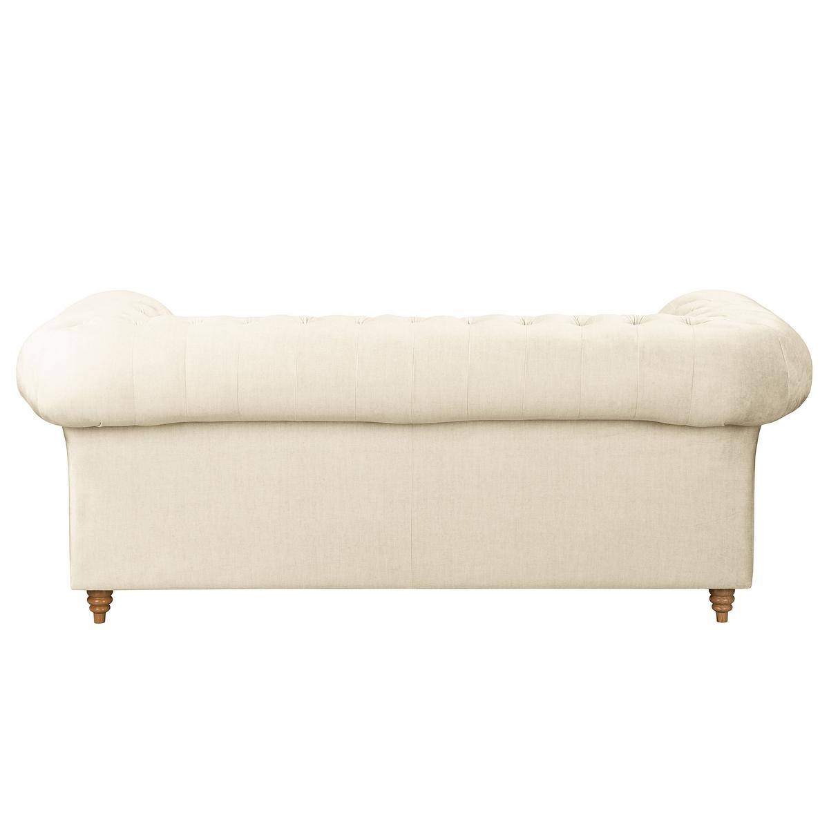 Schlafsofa Laura Cremen, B: 190cm - Creme/Braun, Design, Textil (190/74/91cm) - P & B