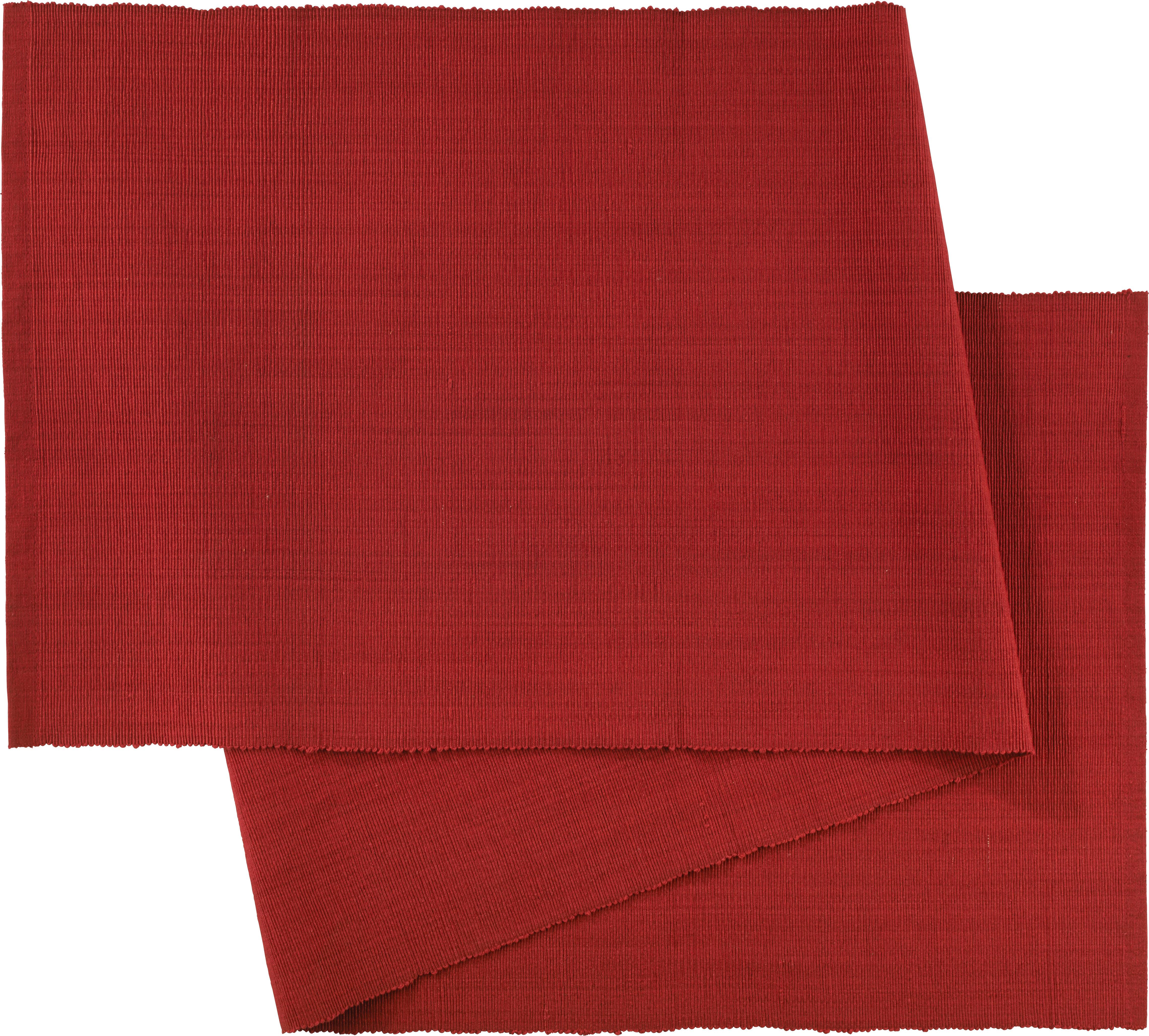 ÚZKY OBRUS Maren, 40/150cm, červená - červená, textil (40/150cm) - Modern Living
