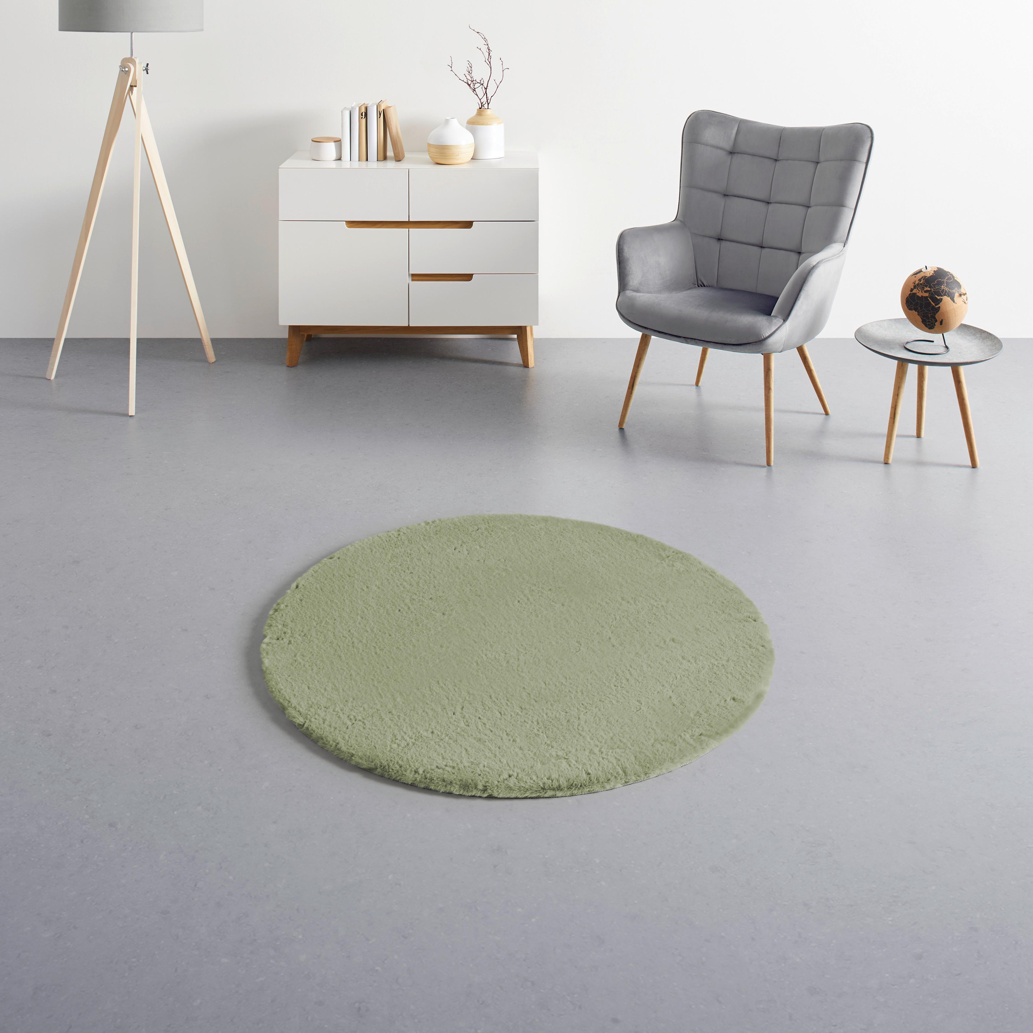 UMĚLÁ KOŽEŠINA CAROLINE 5 - šalvějově zelená/světle zelená, Moderní, textil (120cm) - Mömax