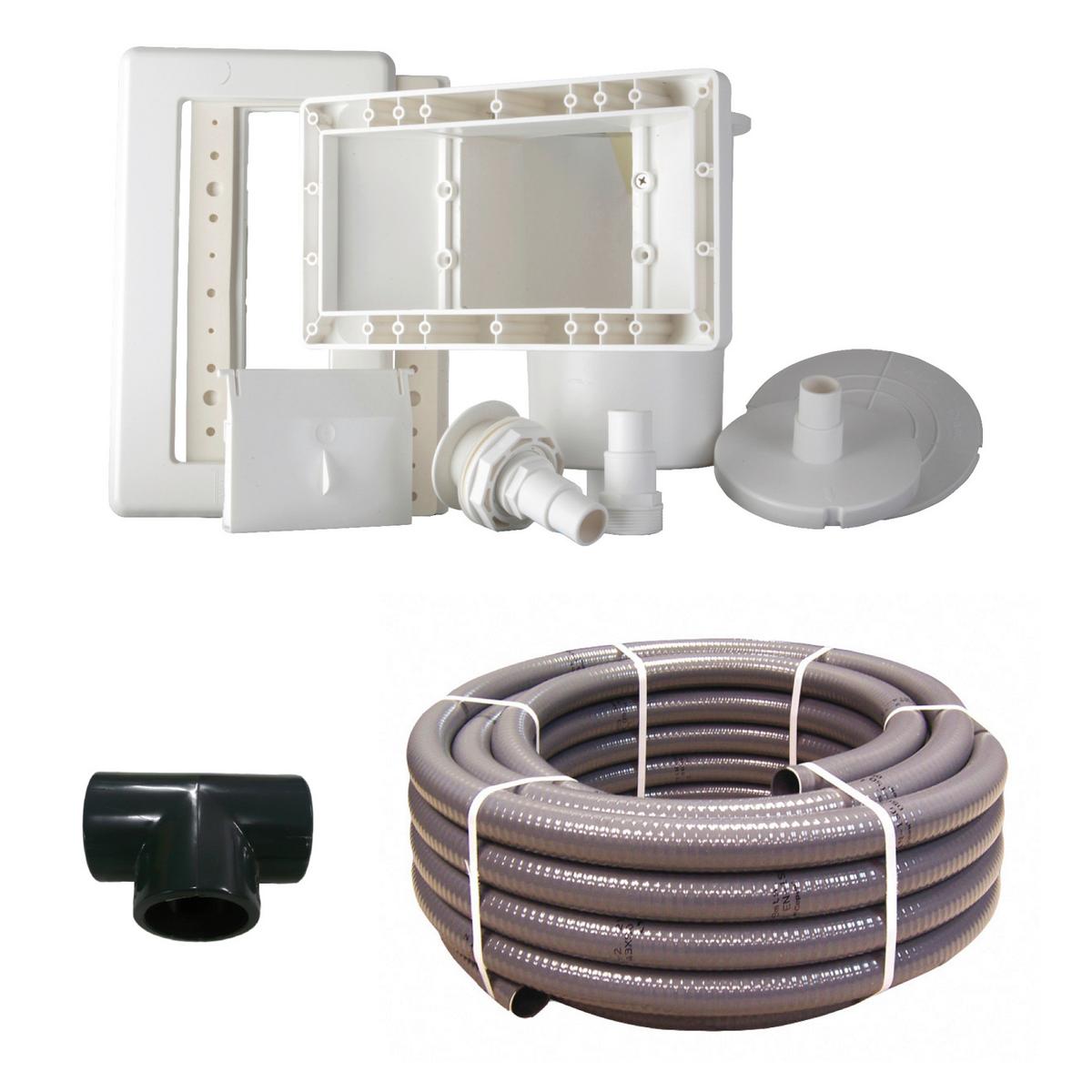 Pool-set Sumatra - Weiß, KONVENTIONELL, Metall (500/300/120cm) - Gre