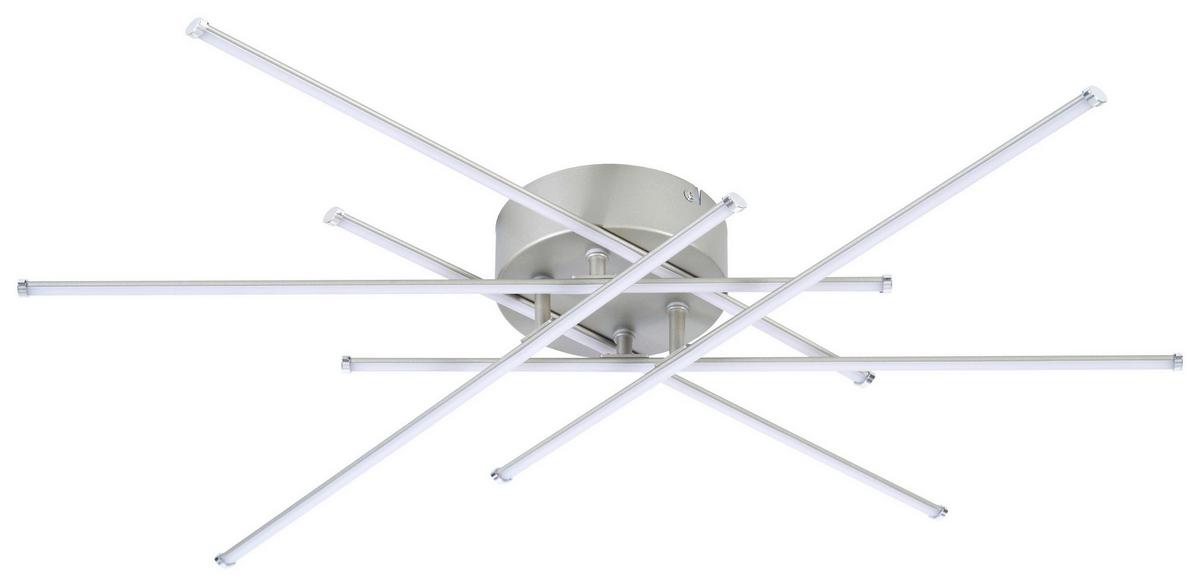 STROPNÉ LED SVIETIDLO SPICE - niklová, Modern, kov/plast (67/67/9cm) - Mömax