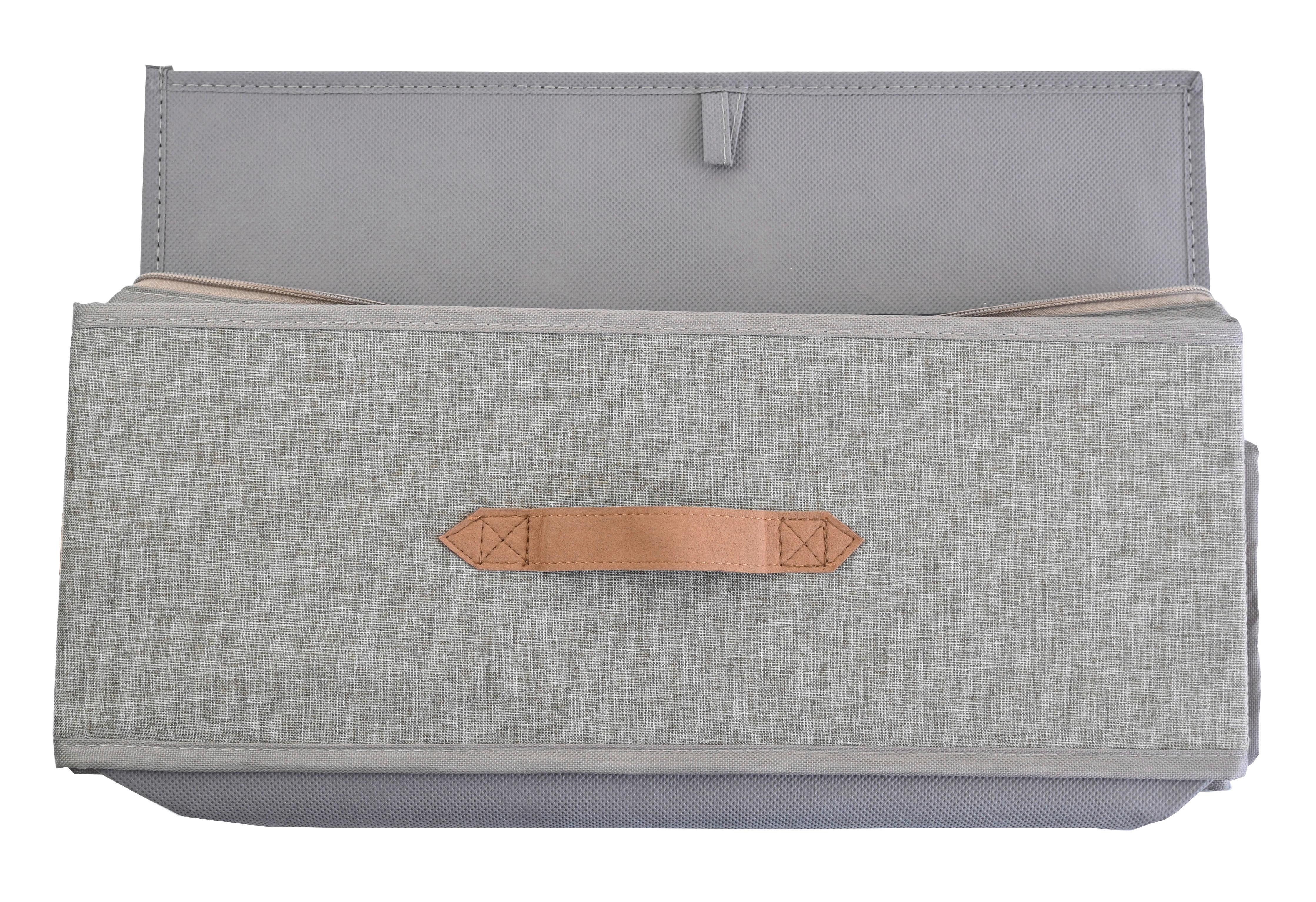Aufbewahrungstasche Carlotta - Braun, KONVENTIONELL, Karton/Leder (90/45/18cm) - Luca Bessoni