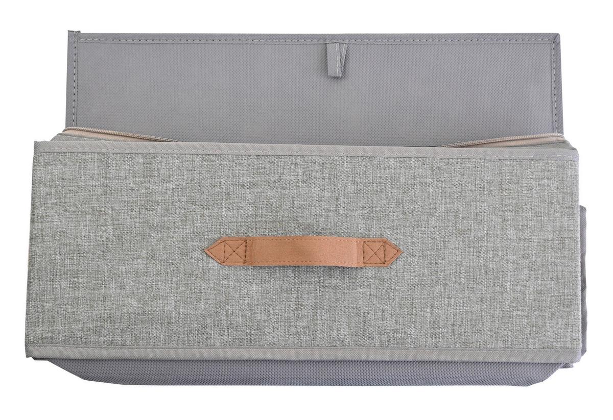 Aufbewahrungstasche Carlotta - Braun, KONVENTIONELL, Karton/Leder (90/45/18cm) - Luca Bessoni