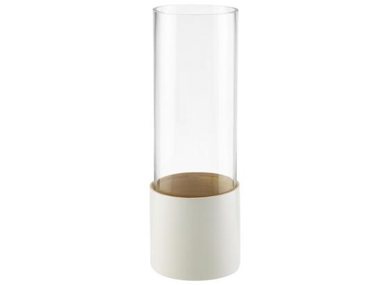 Dekorační Váza Finja - bílá, dřevo/sklo (11/31cm) - Mömax modern living Dekorační Váza Finja - bílá, dřevo/sklo (11/31cm) - Mömax modern living