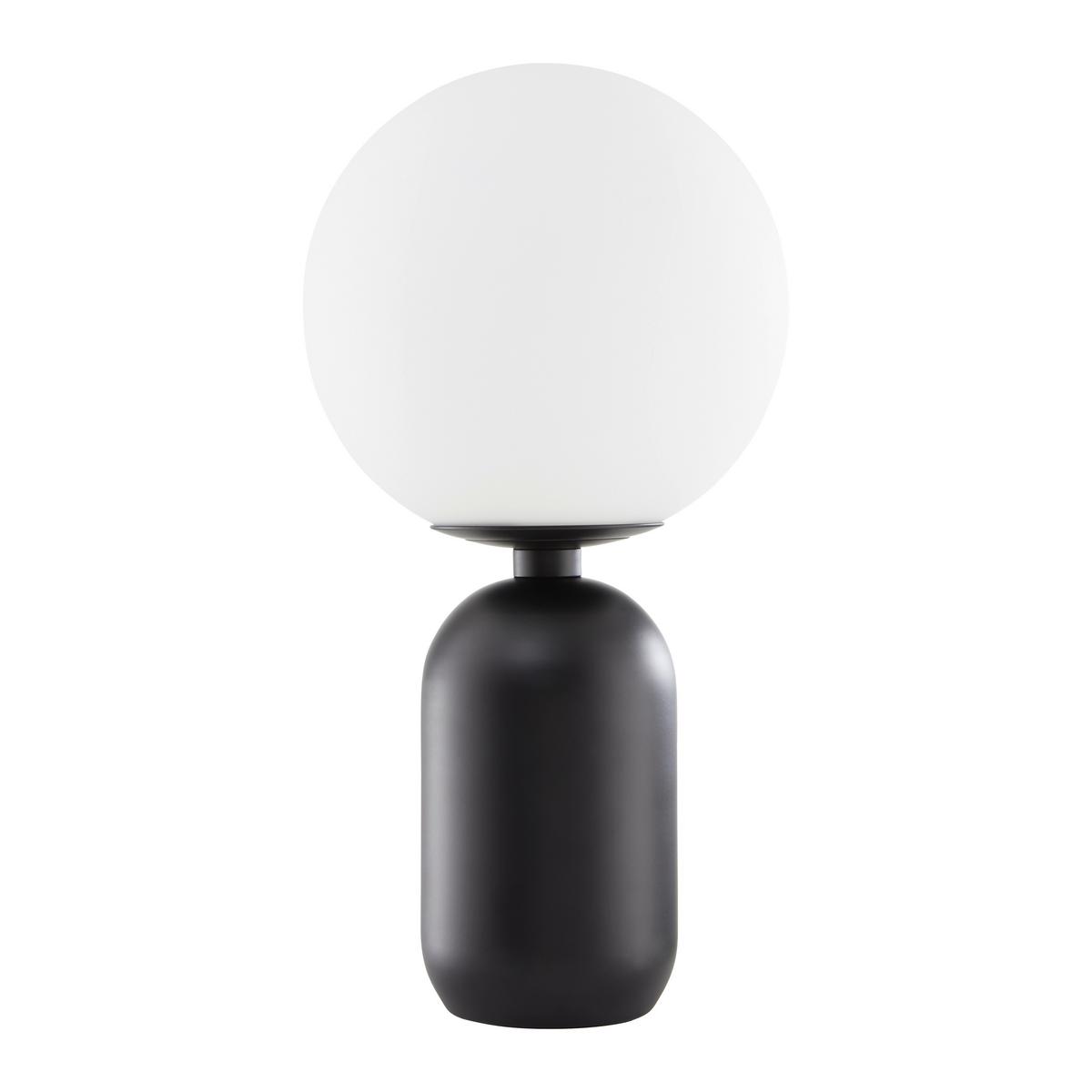 Stolní svítidlo TIANO černá - černá, Moderní, kov/sklo (25/48,5cm) - Bessagi Home