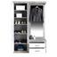 Garderobe Malta - Weiß/Grau, MODERN, Holzwerkstoff (130/196,8/36cm) Garderobe Malta - Weiß/Grau, MODERN, Holzwerkstoff (130/196,8/36cm)