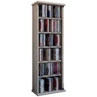 CD Regal mit Glastür Vetro 31 cm Eiche Dekor - Eichefarben, KONVENTIONELL, Glas/Holzwerkstoff (31/92/18cm) - MID.YOU