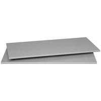 Einlegebodenset 2er Einlegeboden-Set - Grau, MODERN, Holzwerkstoff (110/2/50cm) - MID.YOU