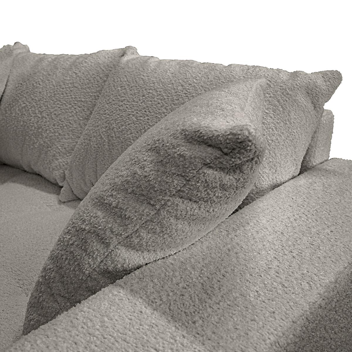 Ecksofa Pruno Dunkelgrau S: 174x247 Cm - Dunkelgrau/Schwarz, Design, Textil (174/247cm) - MID.YOU