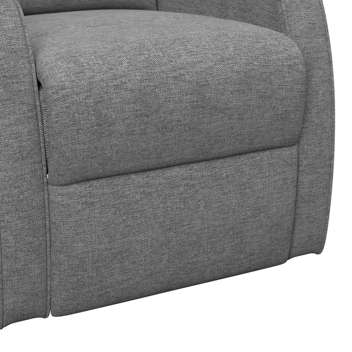 Fernsehsessel Athen Micorfaser hellgrau, B: 67,5cm - Hellgrau, MODERN, Holz/Textil (67.5/107/88.5cm)