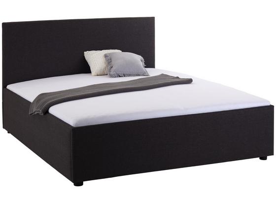 Polsterbett Stoffbezug 180x200 Matto XL, Anthrazit - Anthrazit/Schwarz, KONVENTIONELL, Textil (180/200cm) Polsterbett Stoffbezug 180x200 Matto XL, Anthrazit - Anthrazit/Schwarz, KONVENTIONELL, Textil (180/200cm)