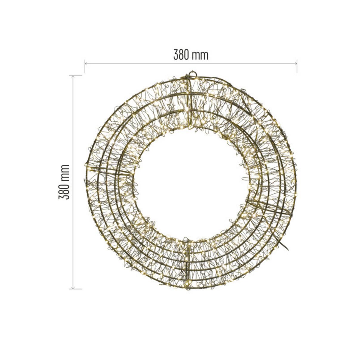 DEKORAČNÉ LED SVIETIDLO 480LED METAL - čierna, Design, kov