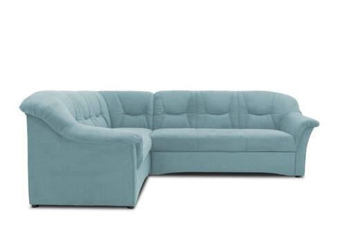 Ecksofa Sarafina Petrol S: 190x240 Cm - Petrol/Schwarz, KONVENTIONELL, Textil (190/240cm) - MID.YOU