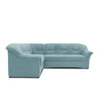 Ecksofa Sarafina Petrol S: 190x240 Cm - Petrol/Schwarz, KONVENTIONELL, Textil (190/240cm) - MID.YOU