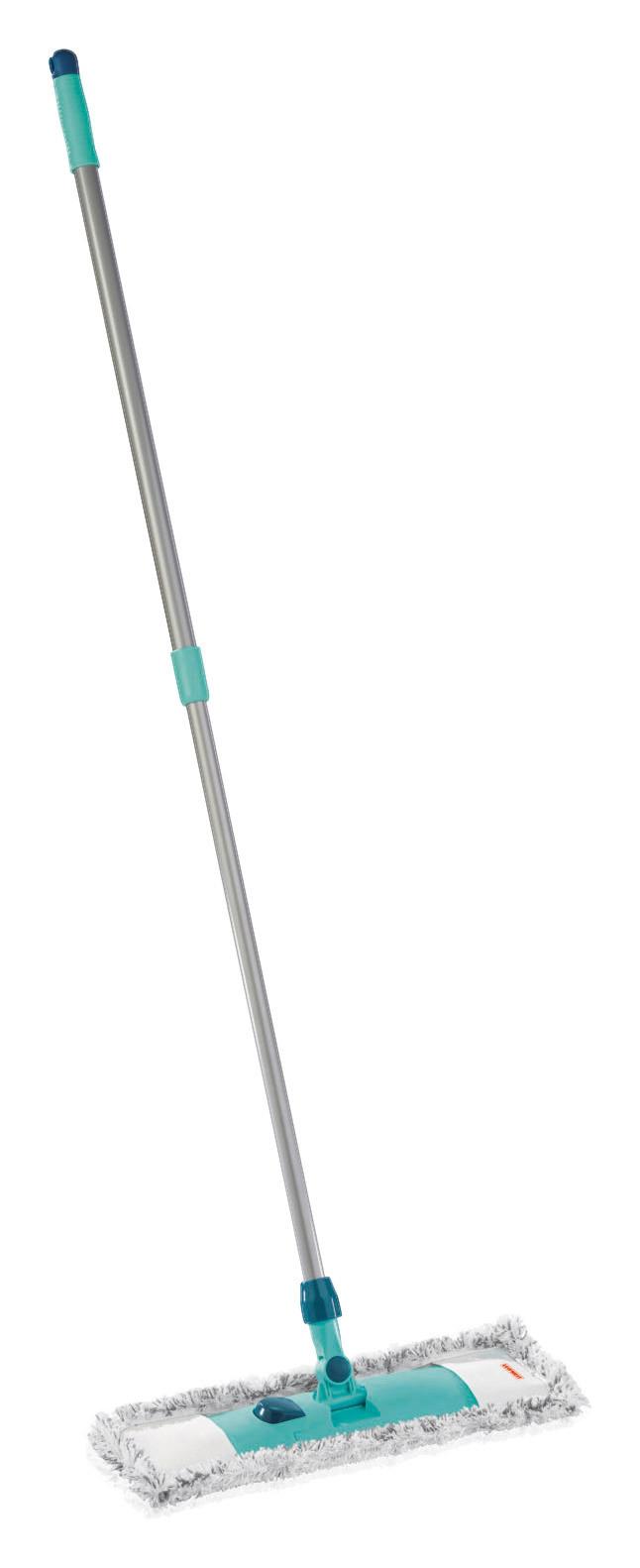 Bodenwischer Classic Xl Microfibre - Türkis/Grau, Basics, Kunststoff/Textil (83-138cm) - Leifheit