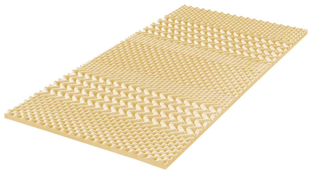 Topper Visco-Soft 160x200 cm Viscoschaumkern 7 Zonen - Weiß, Basics, Textil (160/200cm) - FAN