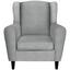 Ohrensessel Asti B: 82cm Silver - Wengefarben/Silberfarben, MODERN, Holz/Textil (82/100/84cm) - Ombra Ohrensessel Asti B: 82cm Silver - Wengefarben/Silberfarben, MODERN, Holz/Textil (82/100/84cm) - Ombra