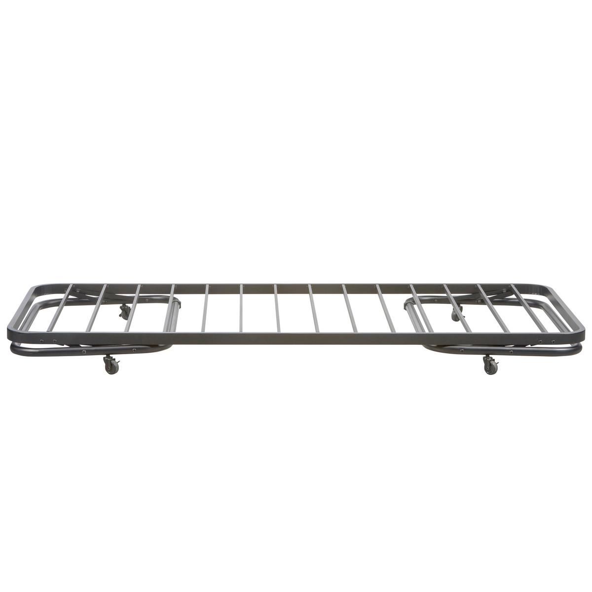 KLAPPBETT Lucy Schwarz 90x200cm - Schwarz, Basics, Metall (90/200cm) - MID.YOU
