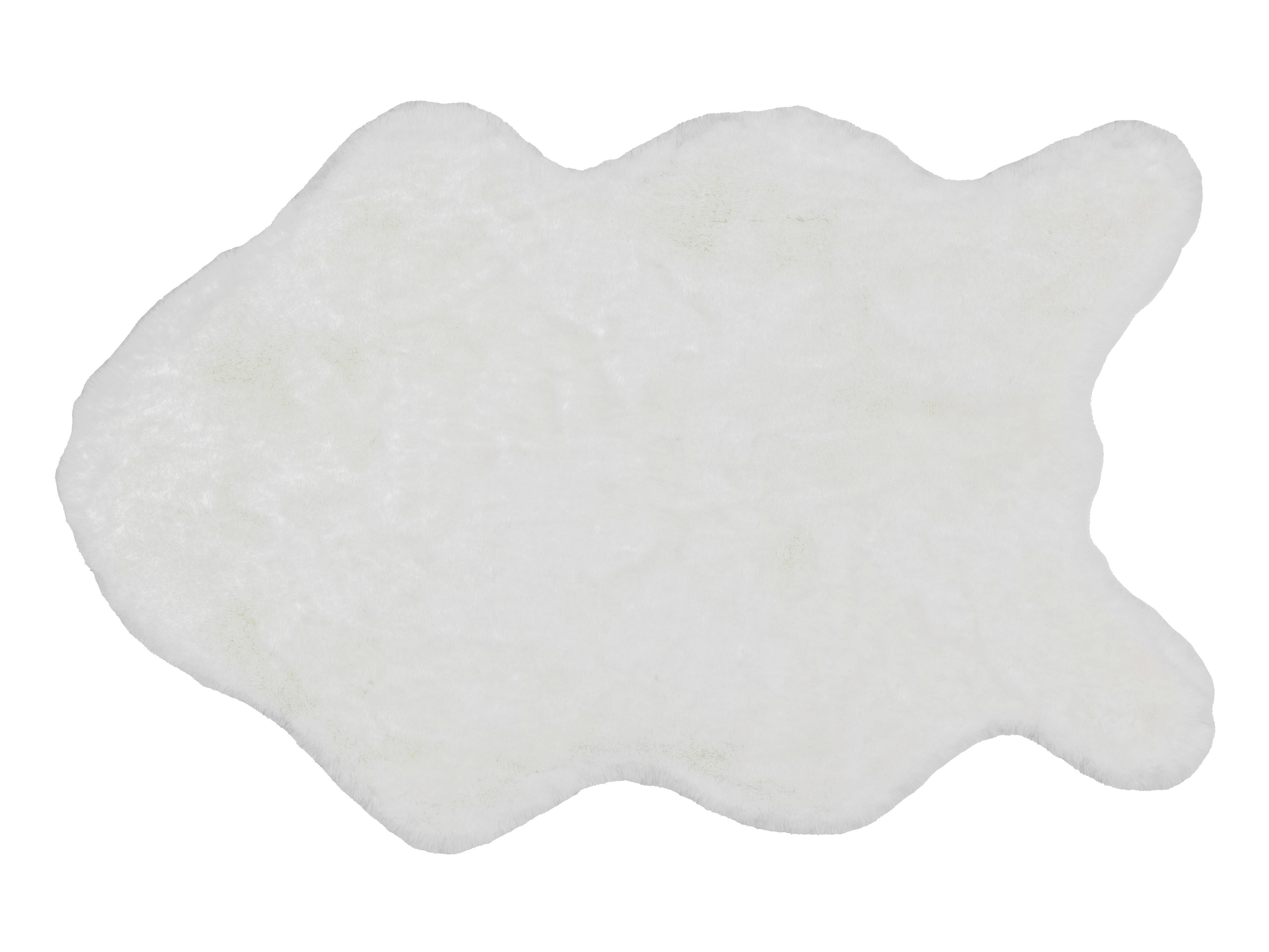 Kunstfell Tender Weiß 60x90 cm, Schaffelloptik