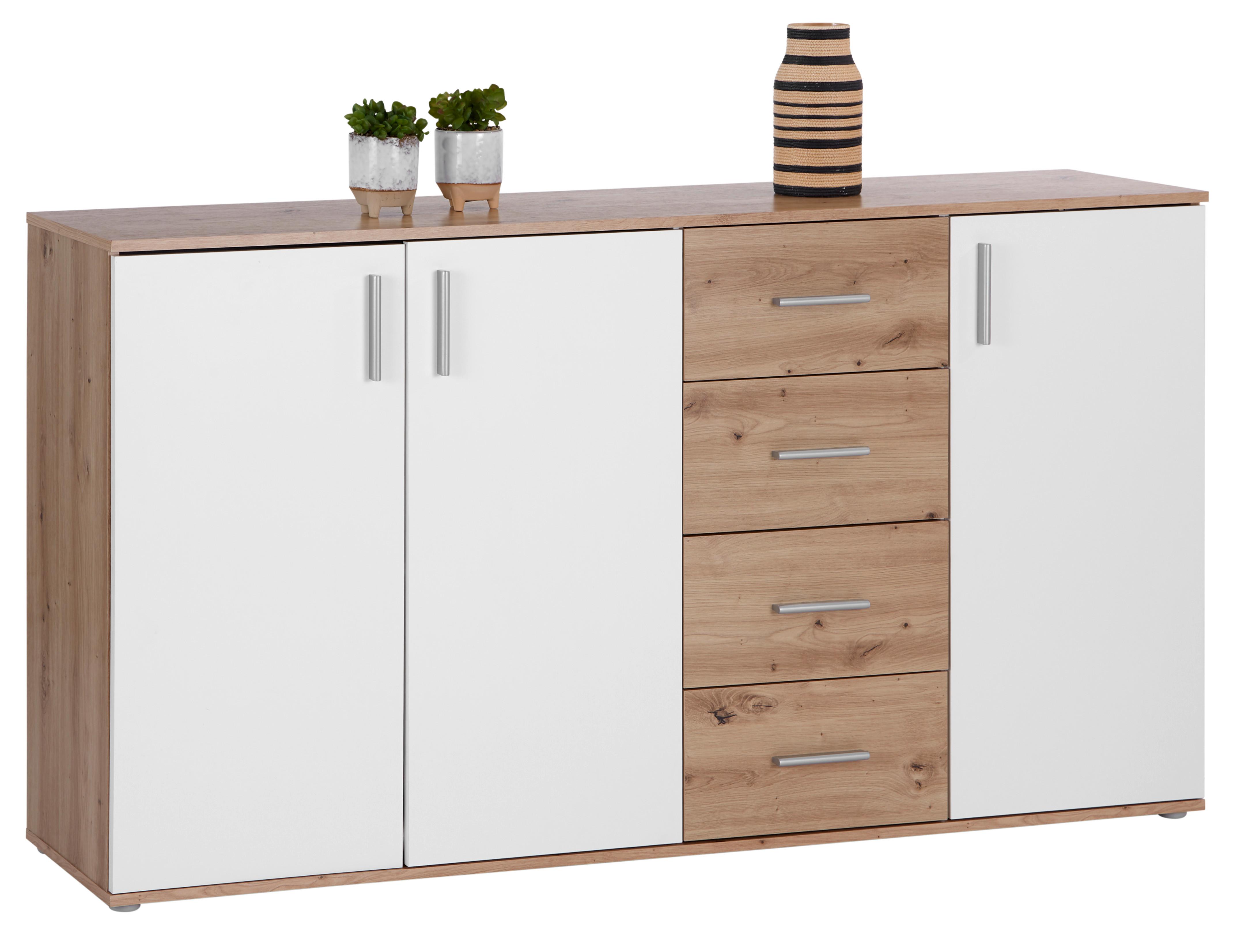 Kommode 175,8cm Ina, Weiß