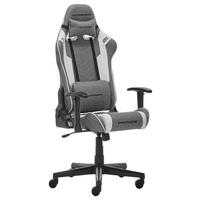 Herní židle PRINCE -EXKLUSIV- - šedá/bílá, Moderní, textil/plast (70/126/70cm) - Dxracer