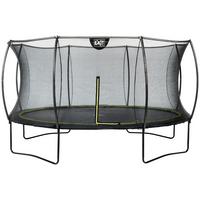Trampolin Ø 427 cm Mit Sicherheitsnetz Exit Silhouete - Schwarz, KONVENTIONELL, Kunststoff/Metall (427/267cm) - EXIT Toys
