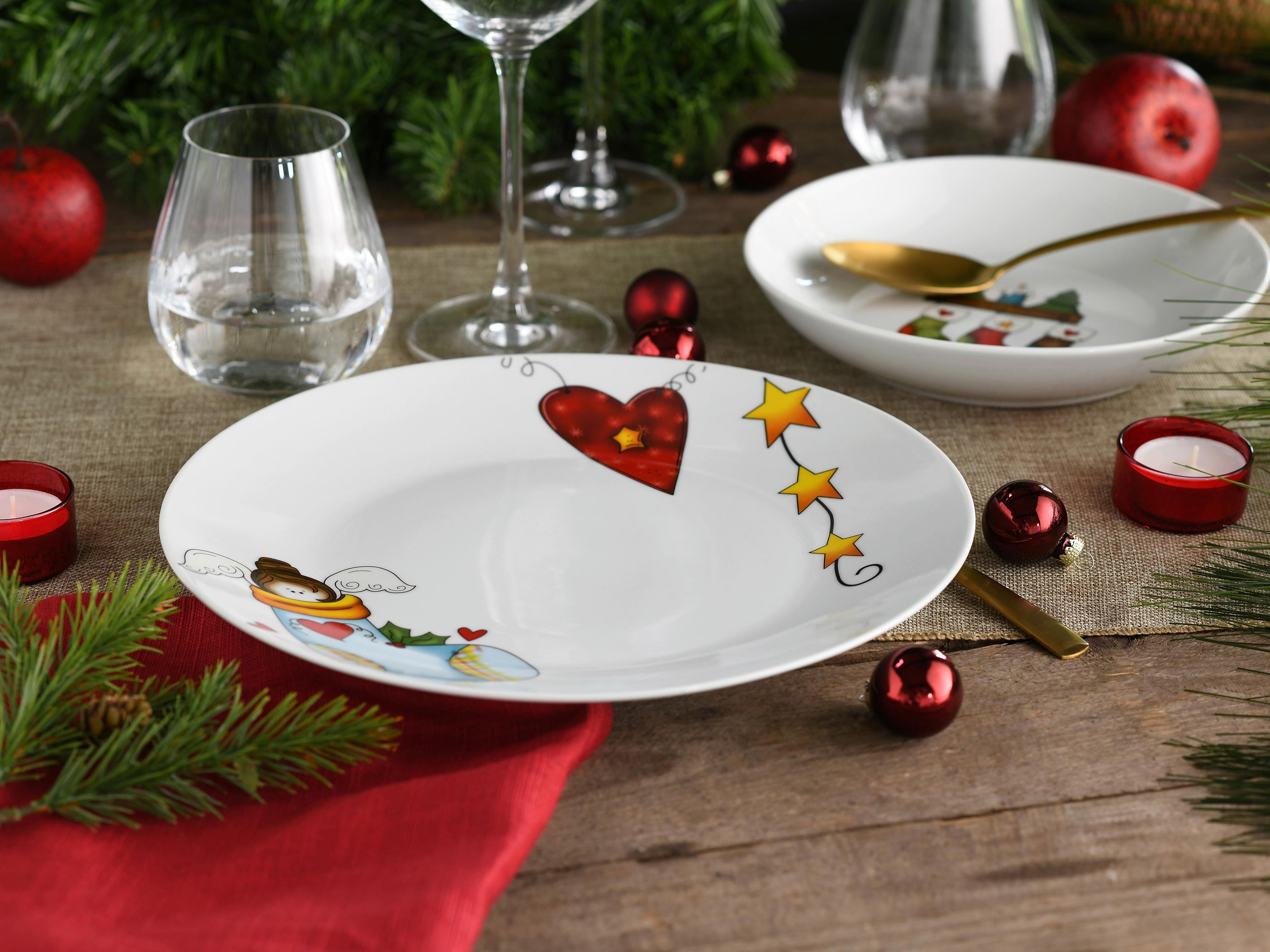 Kombiservice Luna 30-Teilig - Basics, Keramik (33,5/31/31,5cm) - Creatable