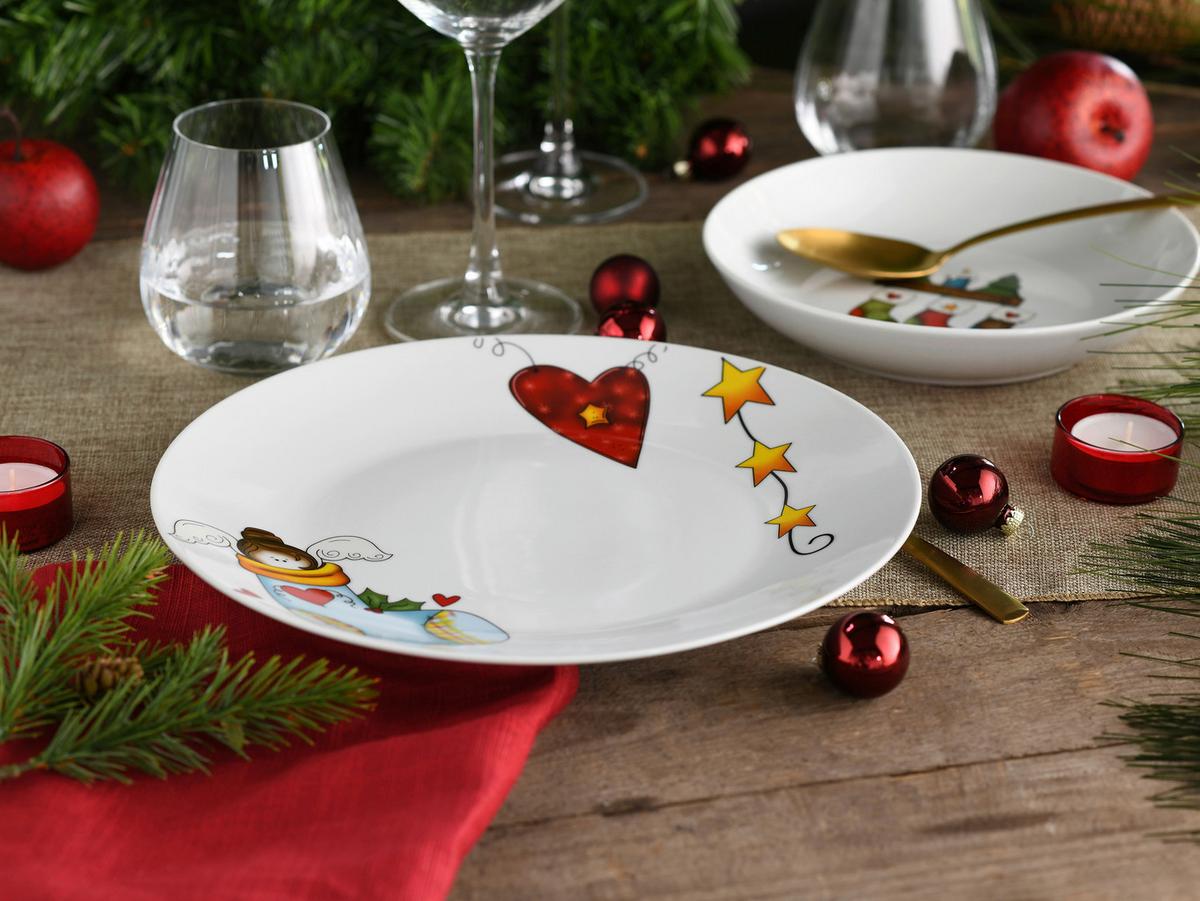 Kombiservice Luna 30-teilig - Basics, Keramik (33,5/31/31,5cm) - Creatable